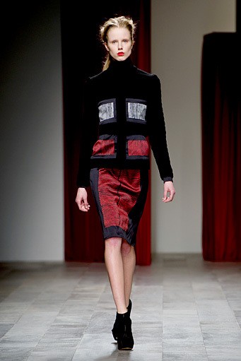 Emilio De La Morena, Fall/Winter 2011. New York Fashion Week 2011. [Photo by Ian Gavan/Getty Images]