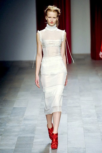 Emilio De La Morena, Fall/Winter 2011. New York Fashion Week 2011. [Photo by Ian Gavan/Getty Images]