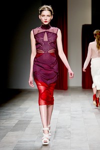 Emilio De La Morena, Fall/Winter 2011. New York Fashion Week 2011. [Photo by Ian Gavan/Getty Images]