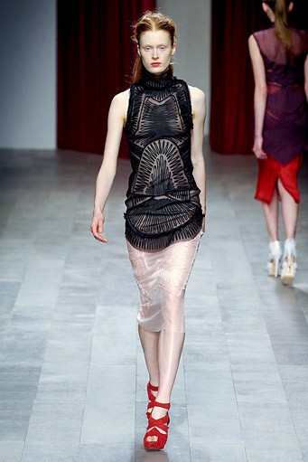 Emilio De La Morena, Fall/Winter 2011. New York Fashion Week 2011. [Photo by Ian Gavan/Getty Images]