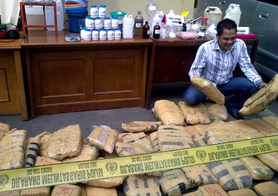 Ganja 170 Kg Disita dari Cengkareng
