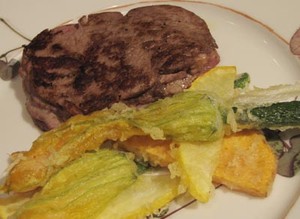 Resep Daging: Roasted Fillet Mignon with Wasabi mille-feullie style