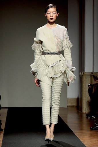 Gaetano Navarra, Fall/Winter 2011. New York Fashion Week 2011. [Photo by Elisabetta Villa/Getty Images]