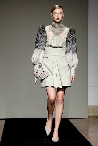 Gaetano Navarra, Fall/Winter 2011. New York Fashion Week 2011. [Photo by Elisabetta Villa/Getty Images]