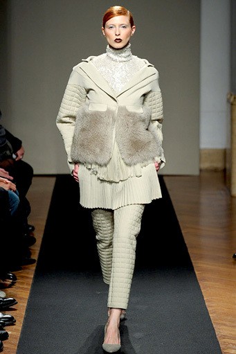 Gaetano Navarra, Fall/Winter 2011. New York Fashion Week 2011. [Photo by Elisabetta Villa/Getty Images]