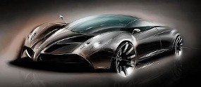 Remaja 15 Tahun Berhasil Gambar Sport Car Ekstrem