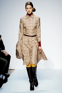 Mila Schon, Fall/Winter 2011. New York Fashion Week 2011. [Photo by Tullio M. Puglia/Getty Images]