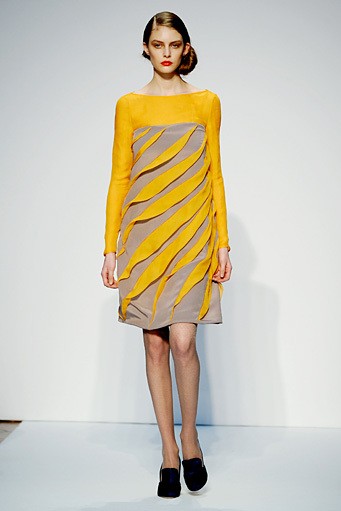 Mila Schon, Fall/Winter 2011. New York Fashion Week 2011. [Photo by Tullio M. Puglia/Getty Images]