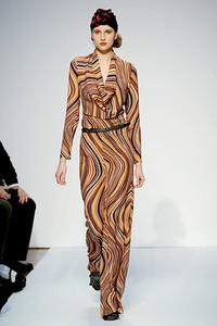 Mila Schon, Fall/Winter 2011. New York Fashion Week 2011. [Photo by Tullio M. Puglia/Getty Images]