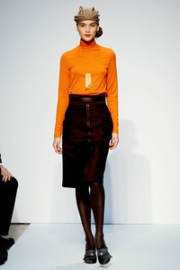 Mila Schon, Fall/Winter 2011. New York Fashion Week 2011. [Photo by Tullio M. Puglia/Getty Images]