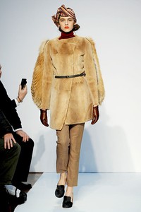 Mila Schon, Fall/Winter 2011. New York Fashion Week 2011. [Photo by Tullio M. Puglia/Getty Images]