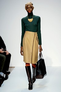 Mila Schon, Fall/Winter 2011. New York Fashion Week 2011. [Photo by Tullio M. Puglia/Getty Images]