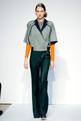 Mila Schon, Fall/Winter 2011. New York Fashion Week 2011. [Photo by Tullio M. Puglia/Getty Images]