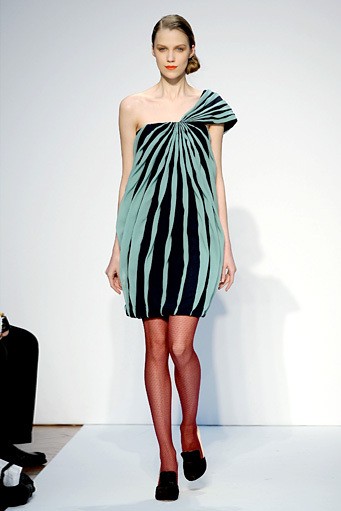 Mila Schon, Fall/Winter 2011. New York Fashion Week 2011. [Photo by Tullio M. Puglia/Getty Images]