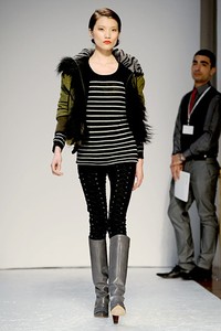 Mila Schon, Fall/Winter 2011. New York Fashion Week 2011. [Photo by Tullio M. Puglia/Getty Images]
