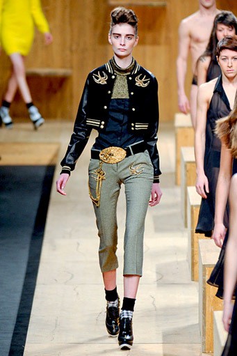 Frankie Morello, Fall/Winter 2011. New York Fashion Week 2011. [Photo by Vittorio Zunino Celotto/Getty Images]