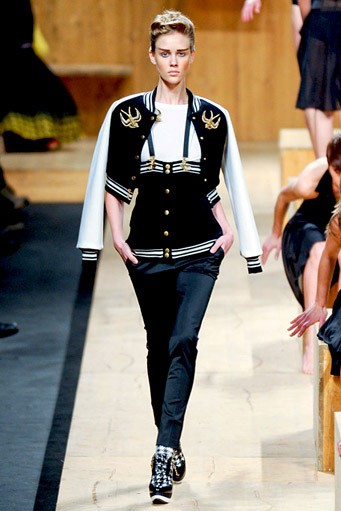 Frankie Morello, Fall/Winter 2011. New York Fashion Week 2011. [Photo by Vittorio Zunino Celotto/Getty Images]