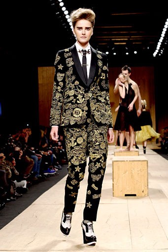 Frankie Morello, Fall/Winter 2011. New York Fashion Week 2011. [Photo by Vittorio Zunino Celotto/Getty Images]