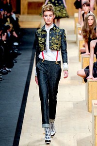 Frankie Morello, Fall/Winter 2011. New York Fashion Week 2011. [Photo by Vittorio Zunino Celotto/Getty Images]