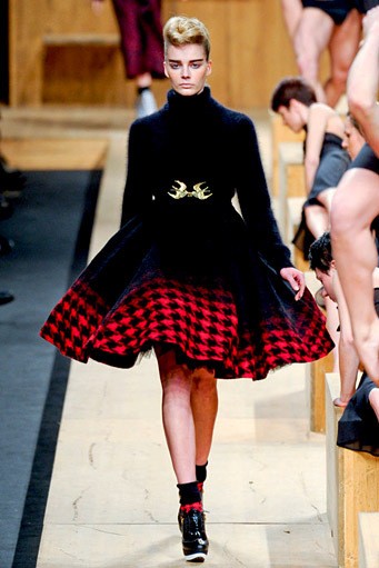 Frankie Morello, Fall/Winter 2011. New York Fashion Week 2011. [Photo by Vittorio Zunino Celotto/Getty Images]