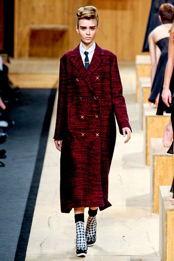 Frankie Morello, Fall/Winter 2011. New York Fashion Week 2011. [Photo by Vittorio Zunino Celotto/Getty Images]