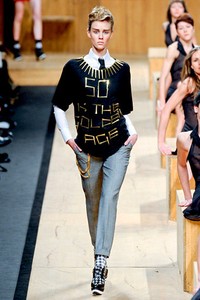 Frankie Morello, Fall/Winter 2011. New York Fashion Week 2011. [Photo by Vittorio Zunino Celotto/Getty Images]