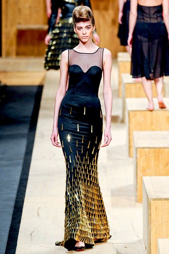 Frankie Morello, Fall/Winter 2011. New York Fashion Week 2011. [Photo by Vittorio Zunino Celotto/Getty Images]