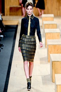 Frankie Morello, Fall/Winter 2011. New York Fashion Week 2011. [Photo by Vittorio Zunino Celotto/Getty Images]