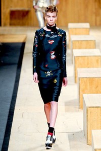 Frankie Morello, Fall/Winter 2011. New York Fashion Week 2011. [Photo by Vittorio Zunino Celotto/Getty Images]