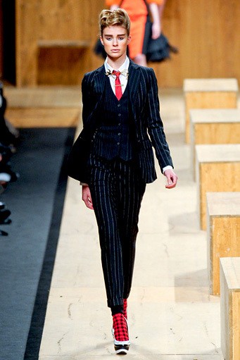 Frankie Morello, Fall/Winter 2011. New York Fashion Week 2011. [Photo by Vittorio Zunino Celotto/Getty Images]