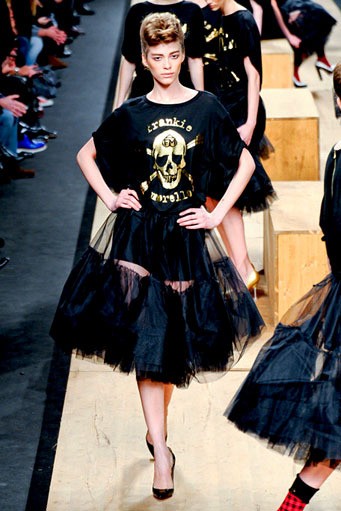 Frankie Morello, Fall/Winter 2011. New York Fashion Week 2011. [Photo by Vittorio Zunino Celotto/Getty Images]