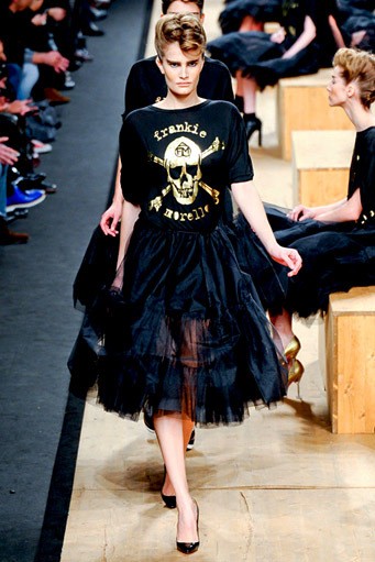 Frankie Morello, Fall/Winter 2011. New York Fashion Week 2011. [Photo by Vittorio Zunino Celotto/Getty Images]