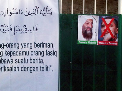 Poster Osama Terpampang di Markas FPI