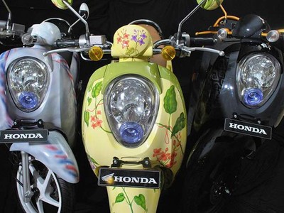 Honda Scoopy Obyek Seni