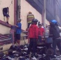 Ratusan Kios di Pasar Cililin Ludes Terbakar