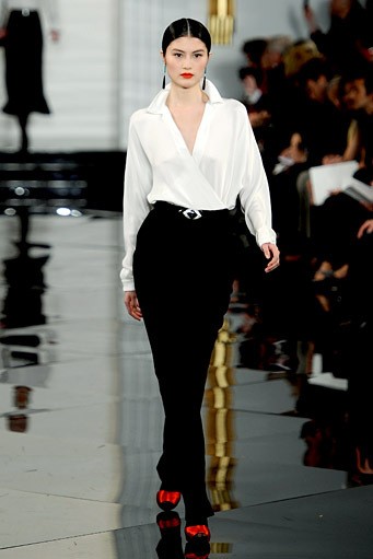 Ralph Lauren, Fall/Winter 2011. New York Fashion Week 2011. [Photo by Fernanda Calfat/Getty Images for IMG]