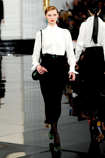 Ralph Lauren, Fall/Winter 2011. New York Fashion Week 2011. [Photo by Fernanda Calfat/Getty Images for IMG]