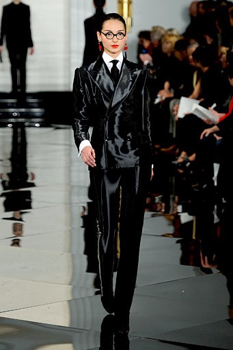 Ralph Lauren, Fall/Winter 2011. New York Fashion Week 2011. [Photo by Fernanda Calfat/Getty Images for IMG]