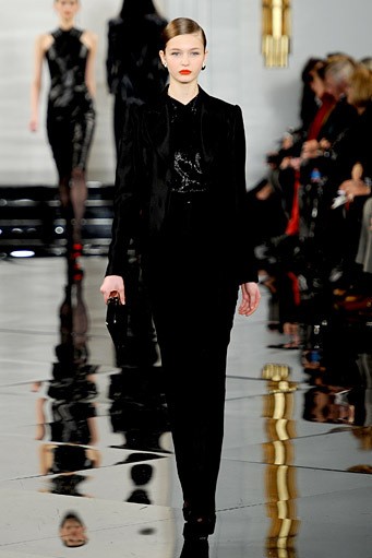 Ralph Lauren, Fall/Winter 2011. New York Fashion Week 2011. [Photo by Fernanda Calfat/Getty Images for IMG]