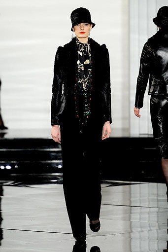 Ralph Lauren, Fall/Winter 2011. New York Fashion Week 2011. [Photo by Fernanda Calfat/Getty Images for IMG]