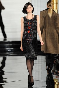 Ralph Lauren, Fall/Winter 2011. New York Fashion Week 2011. [Photo by Fernanda Calfat/Getty Images for IMG]