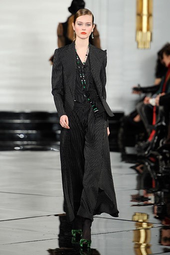 Ralph Lauren, Fall/Winter 2011. New York Fashion Week 2011. [Photo by Fernanda Calfat/Getty Images for IMG]