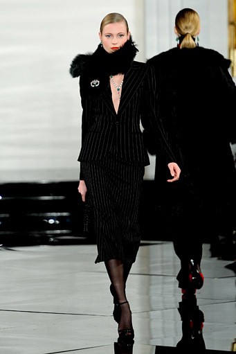 Ralph Lauren, Fall/Winter 2011. New York Fashion Week 2011. [Photo by Fernanda Calfat/Getty Images for IMG]
