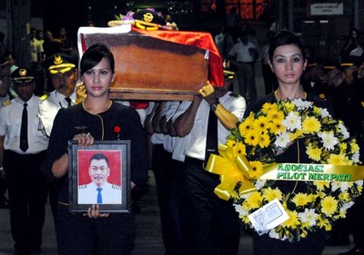 Jenazah Pilot Merpati Tiba di Jakarta
