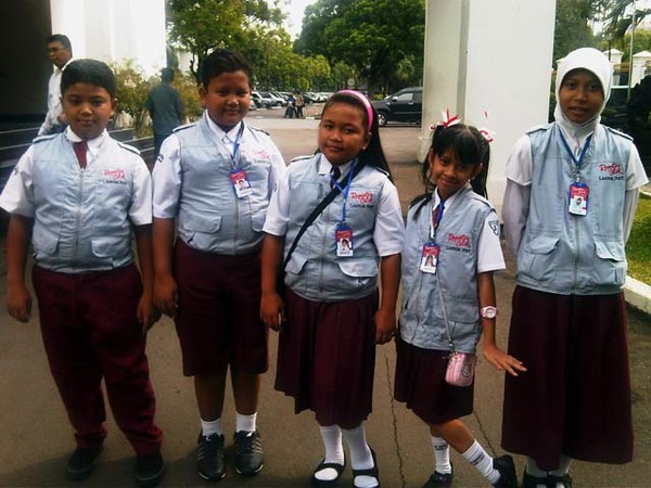 Reporter Cilik Pewawancara SBY