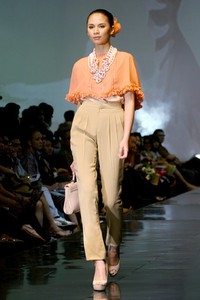 Era Soekamto Sonata. Jakarta Fashion & Food Festival 2011 at Hotel Harris. Kelapa Gading. Jakarta. [Foto: Mohammad Abduh/Wolipop]