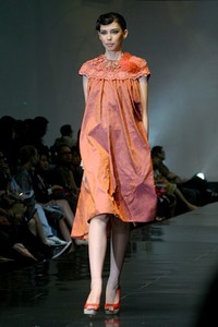 Era Soekamto Sonata. Jakarta Fashion & Food Festival 2011 at Hotel Harris. Kelapa Gading. Jakarta. [Foto: Mohammad Abduh/Wolipop]