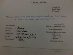 Ini Dia Tanda Terima Pengembalian Duit Nazaruddin