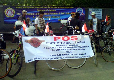 Gowes di Lajur Khusus Sepeda Ayodia-Blok M  