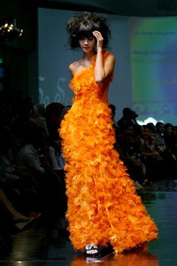 Sutanto Danuwidjaja Just Waked Up, Feeling So Sexy. Jakarta Fashion & Food Festival 2011 at Ballroom Hotel Haris. Kalapa Gading. Jakarta. [Foto: Mohammad Abduh/Wolipop]